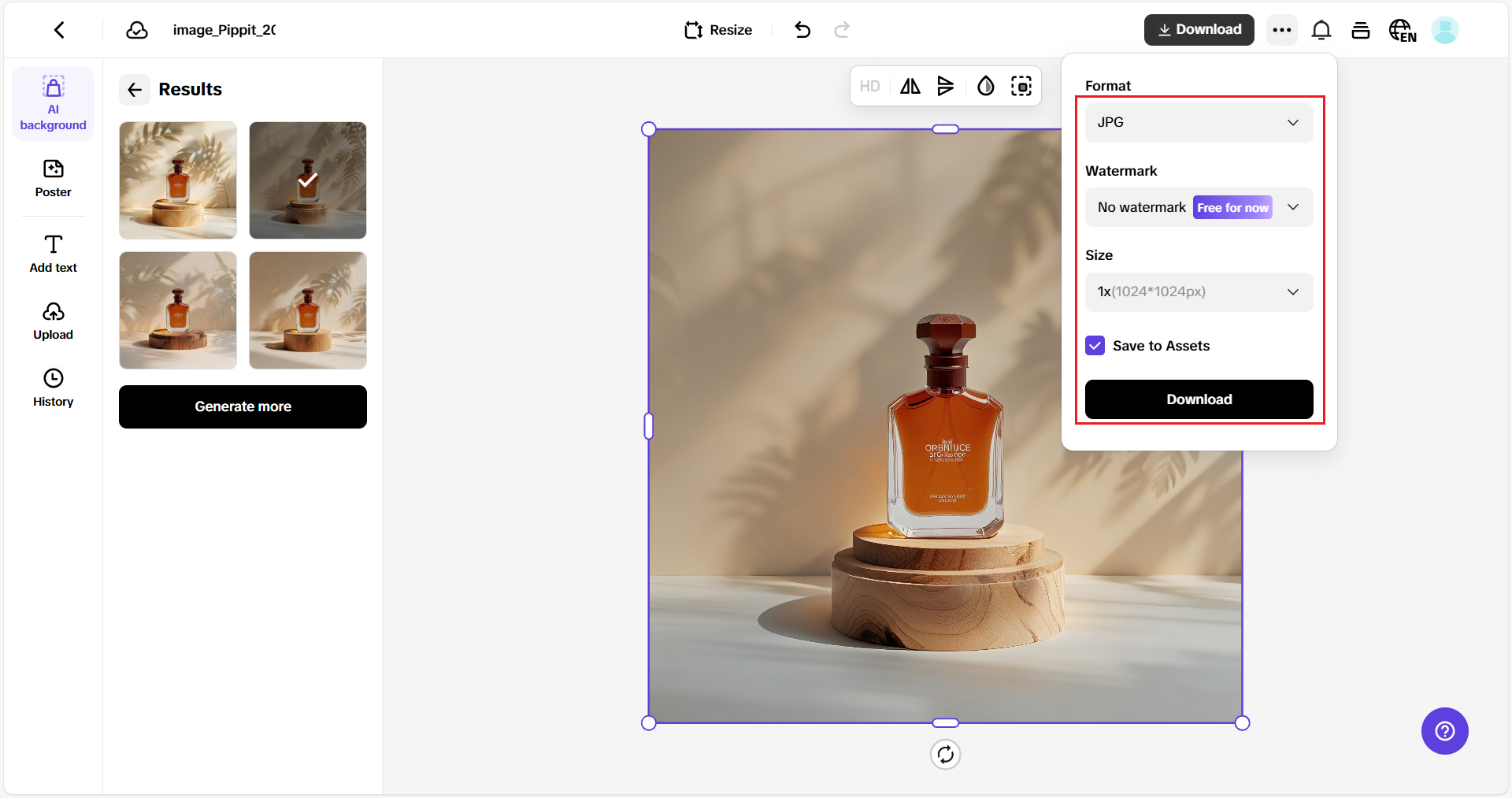 Download the perfect marketing product image for Instagram