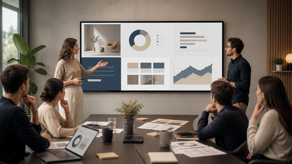 Design Project Summary Template original 16:9 cover visual