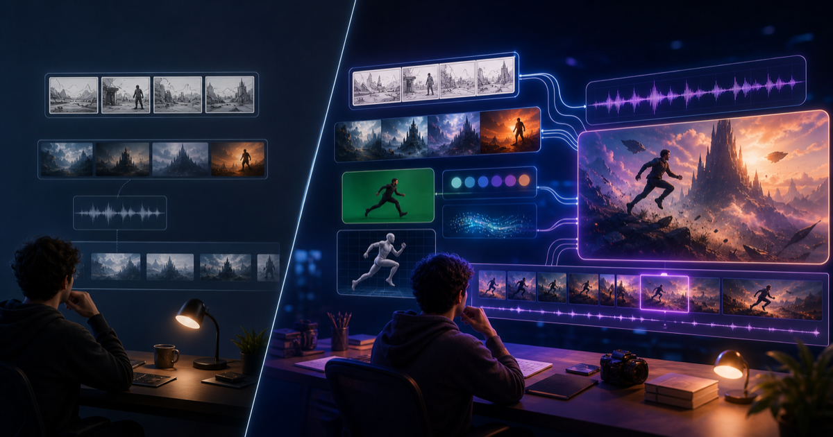 Visual comparison of Seedance 2.5 and Seedance 2.0 AI video workflows