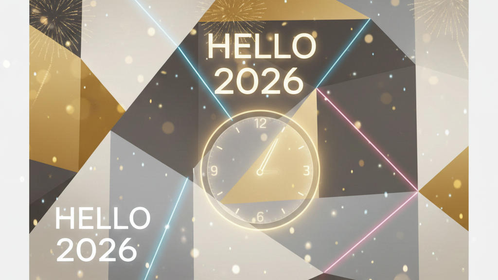 HNY background for virtual meetings