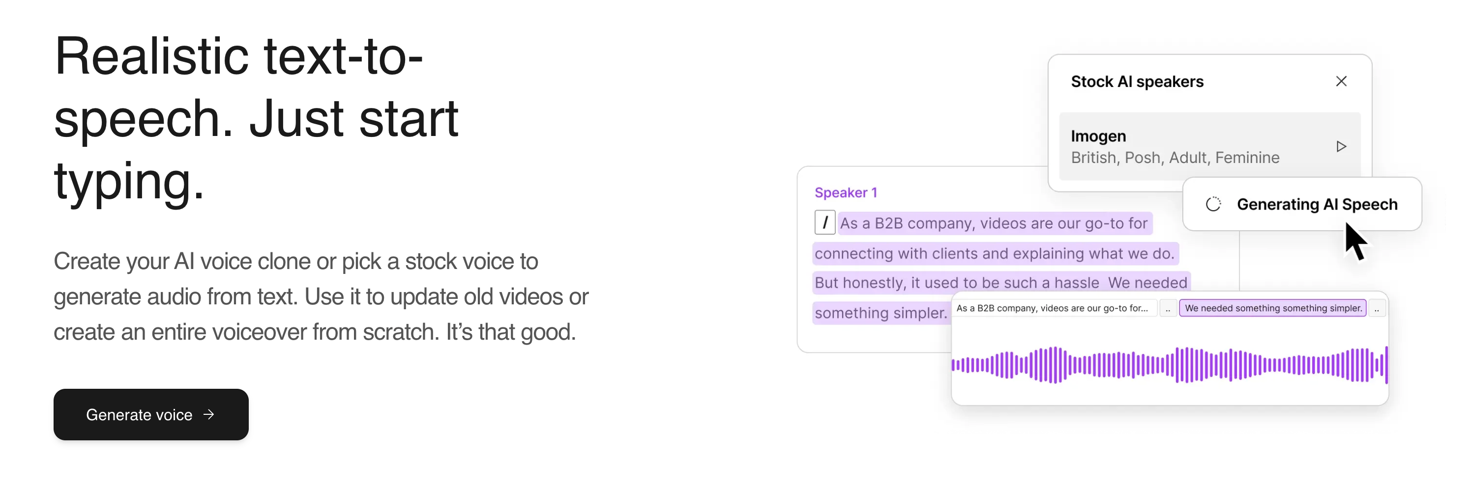 Descript AI Speaker