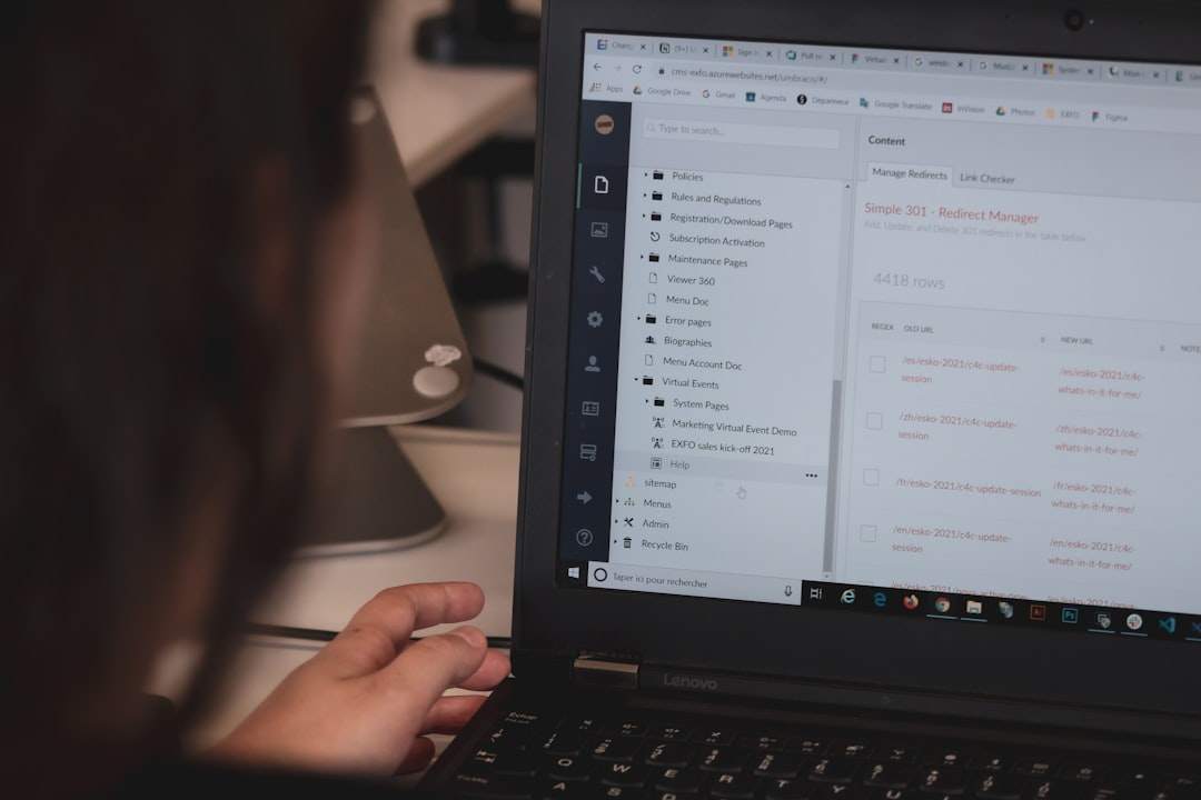 Editor timeline with subtitles overlay on a laptop