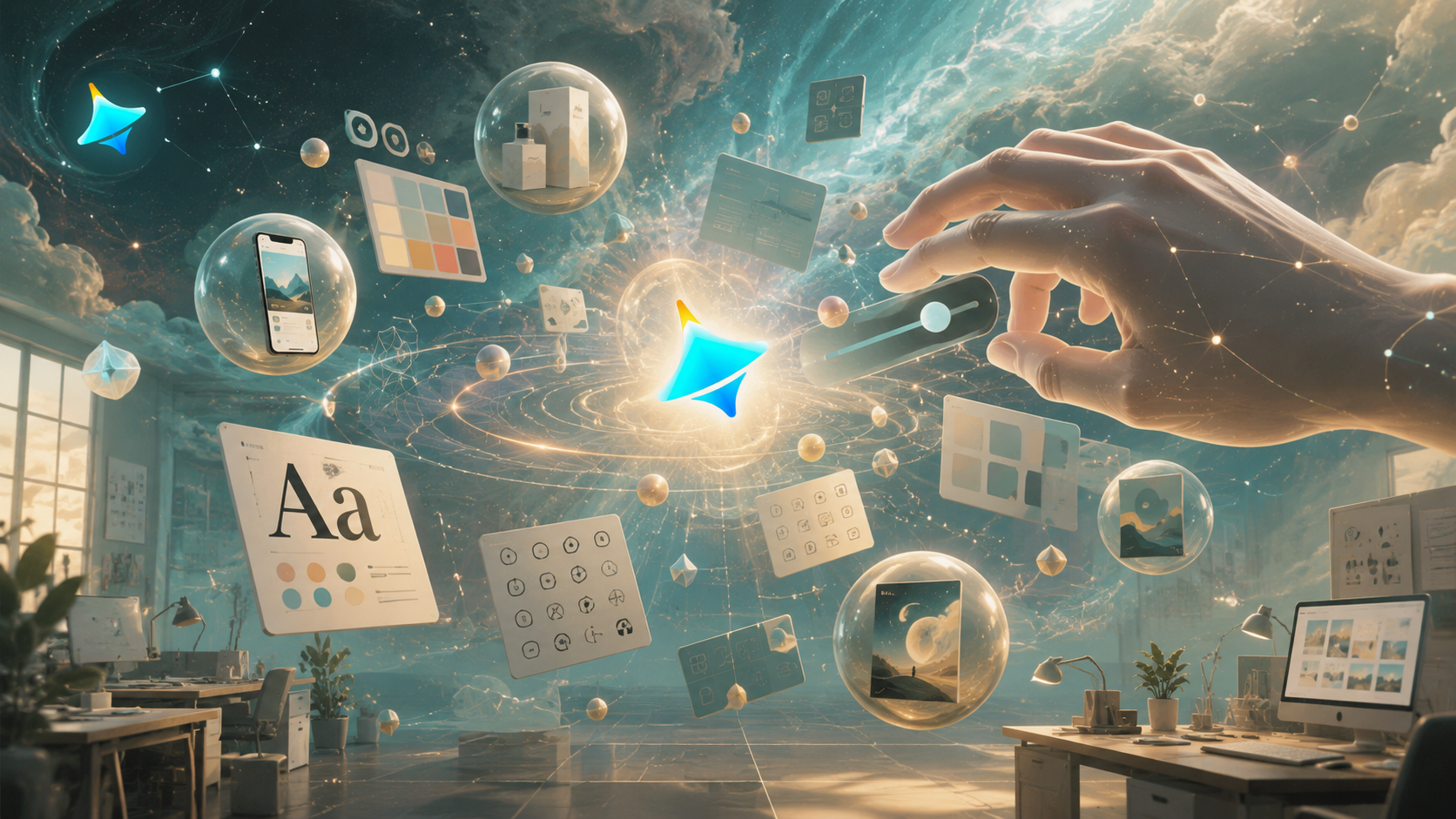 Dreamina AI Image Tool für Designer, das wichtige visuelle Elemente, Kampagnen-Assets und Designsysteme mit bearbeitbaren Ebenen und Markenkonsistenz erstellt.