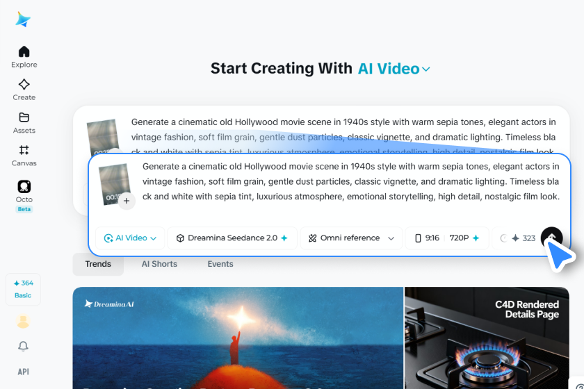 Upload video and describe vintage look