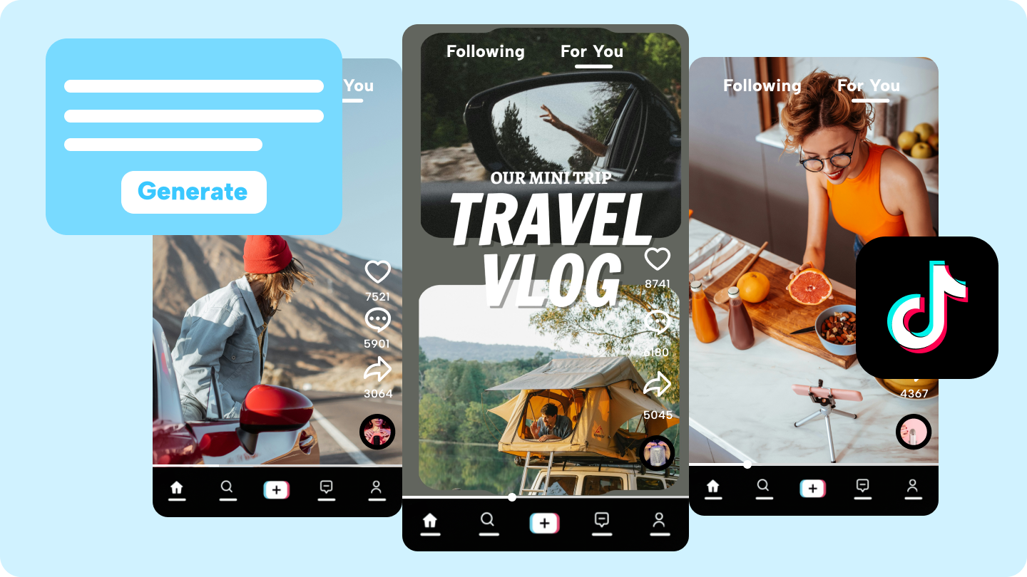 ai TikTok video generator free