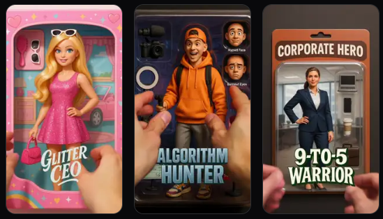 Actionfiguren – Animierte Actionfigur-Charaktere im Video