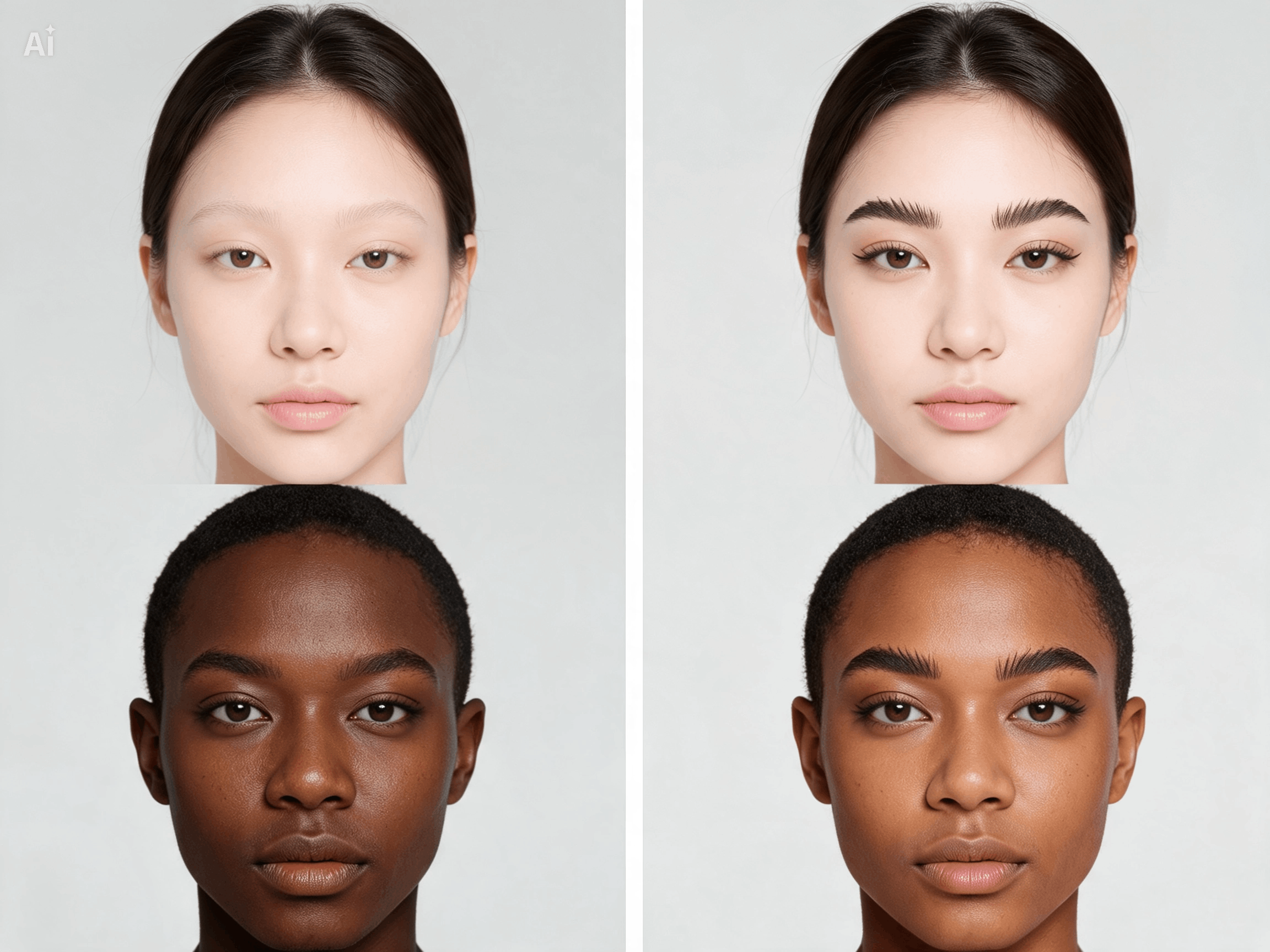 Review portrait retouching