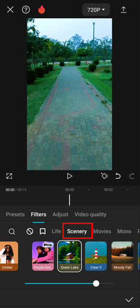 scenery filters