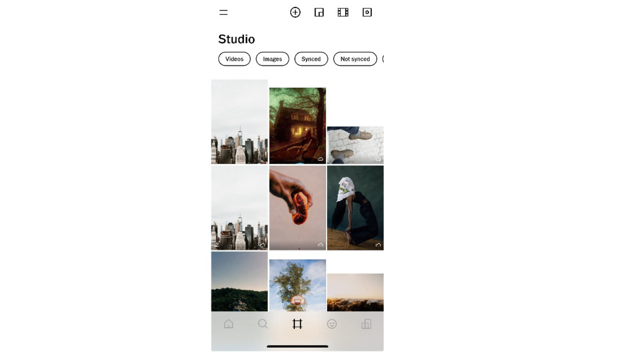 VSCO-interface