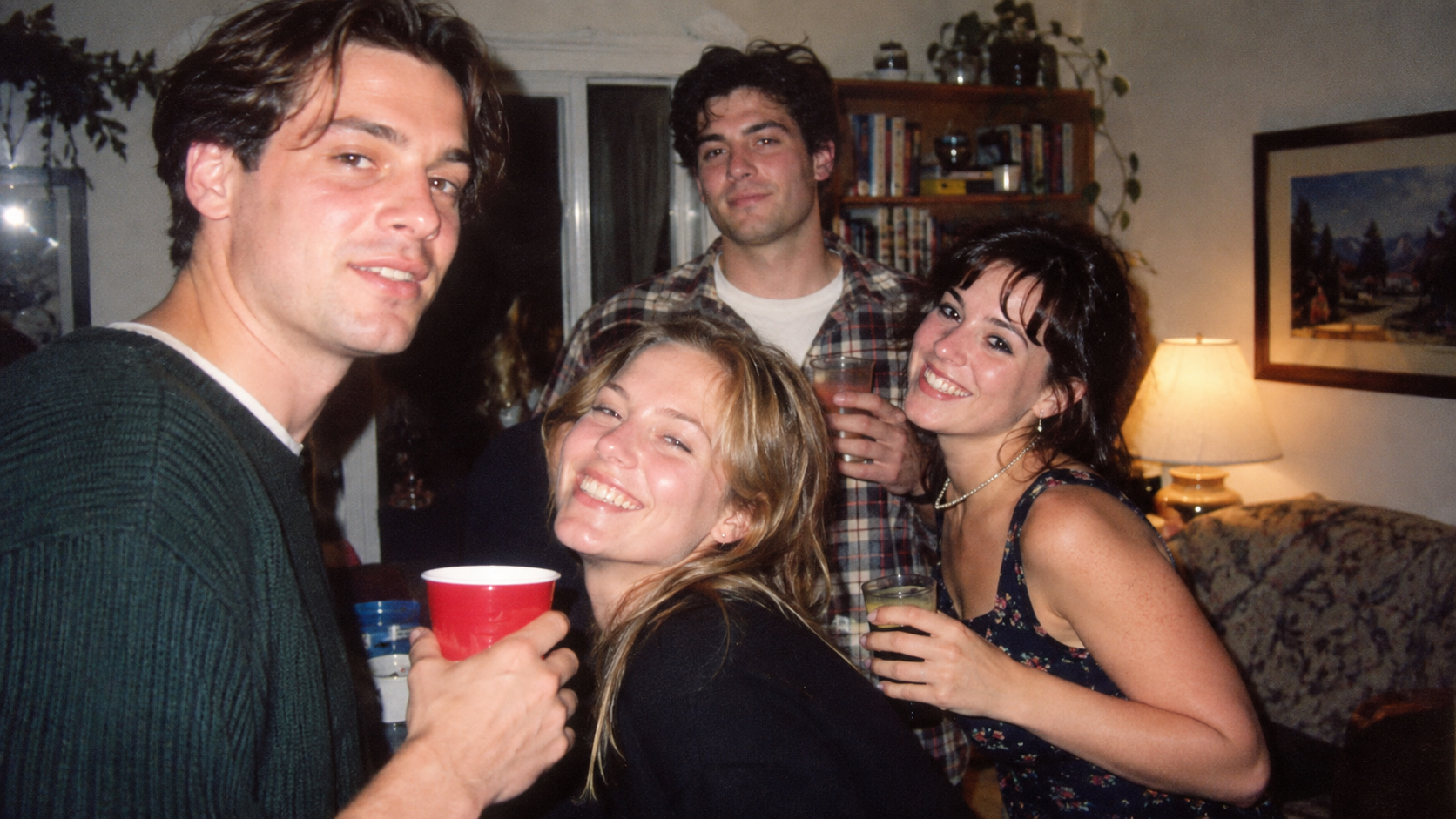 Point-and-shoot flash edit example for 90s photo editing