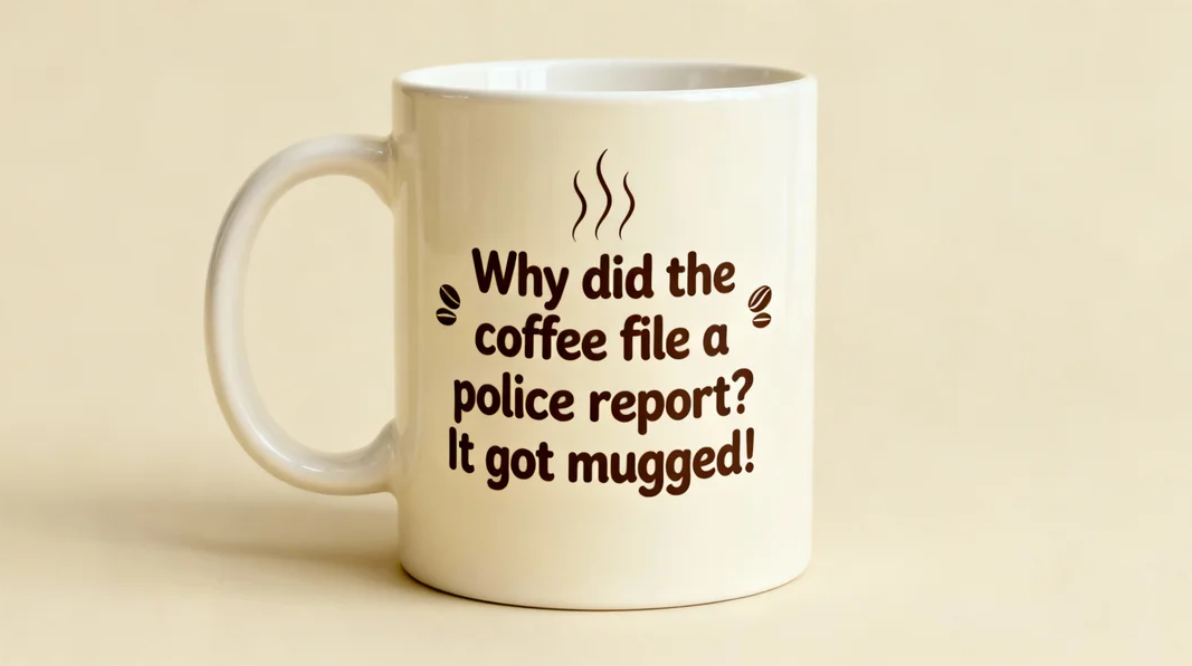 Inside joke quotes on mugs