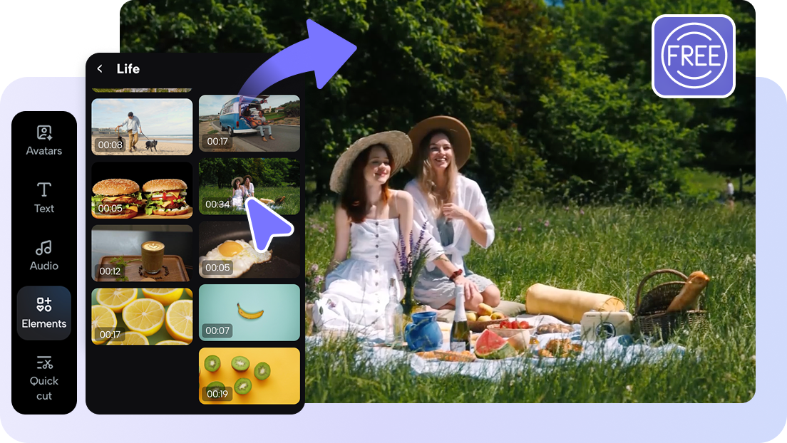 Perpustakaan video stok