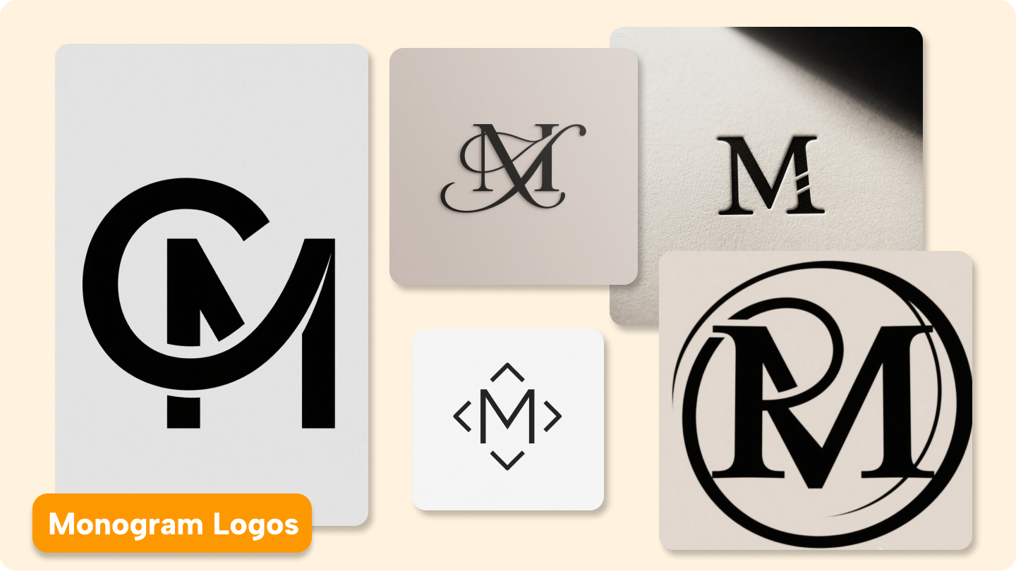 monogram logo design