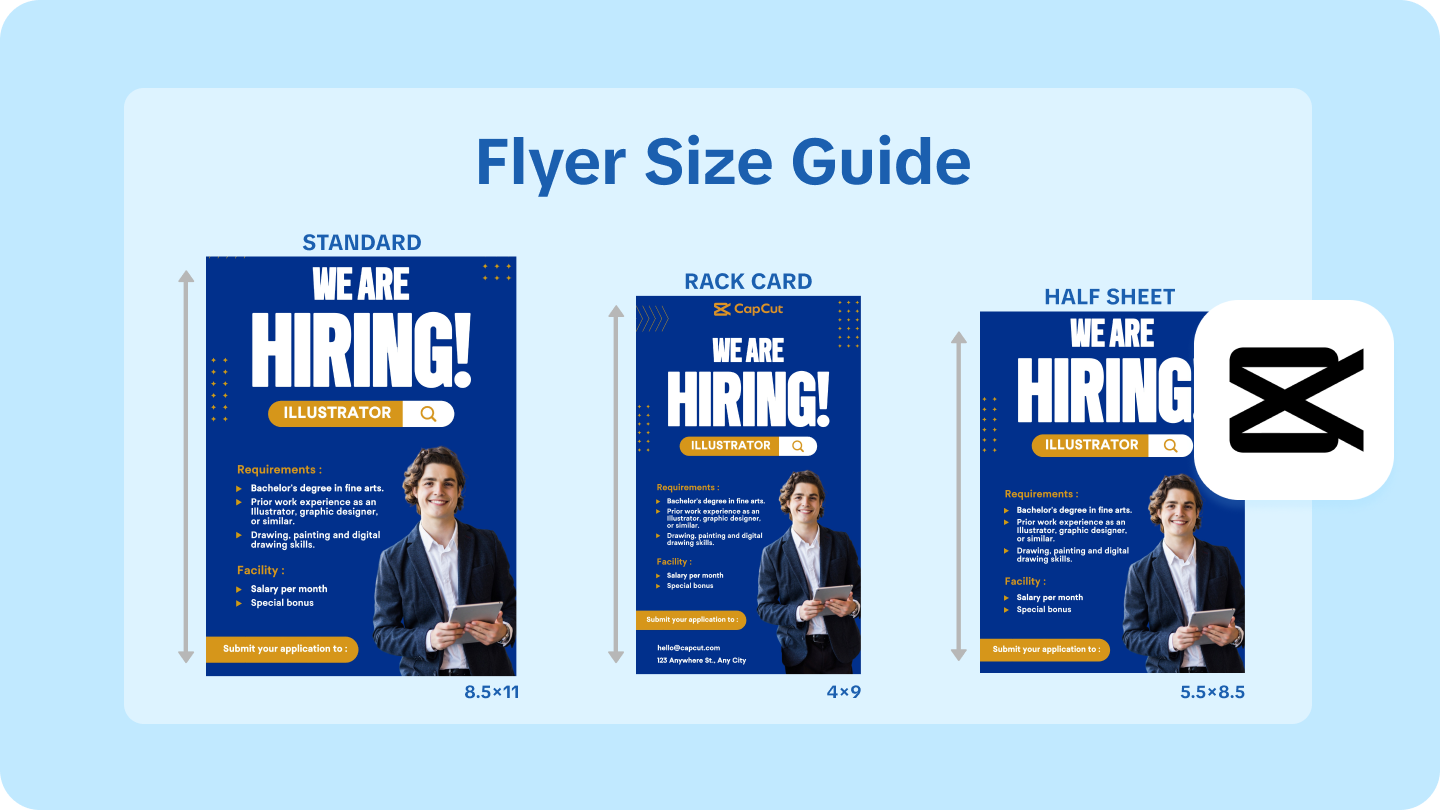 flyer size