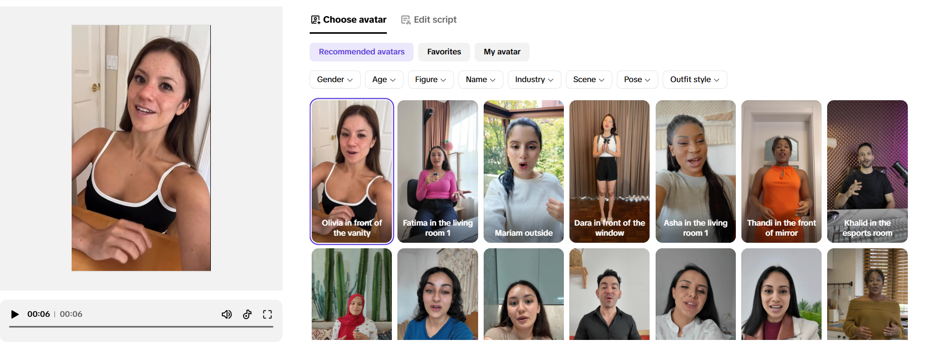 AI avatatrs