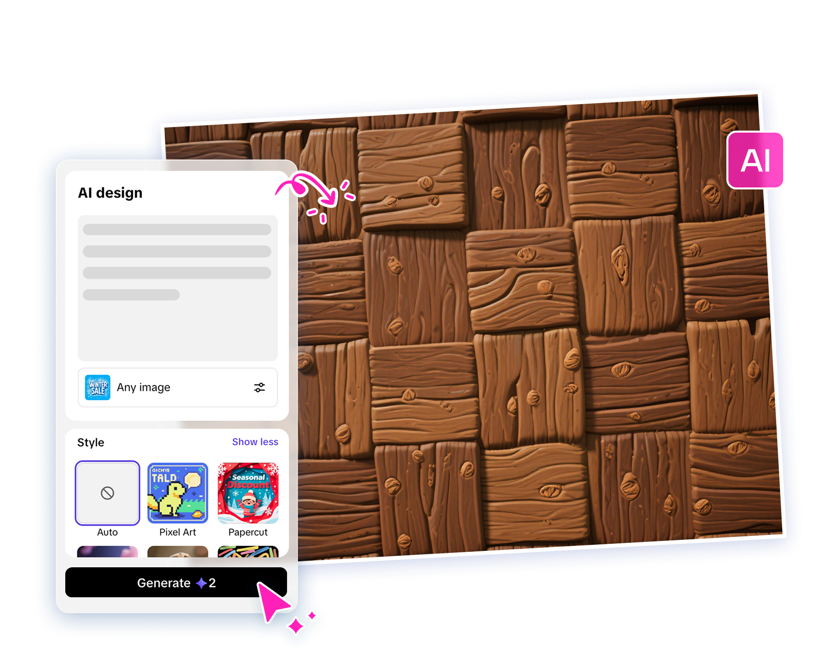 Бесплатный онлайн-генератор текстур с ИИ