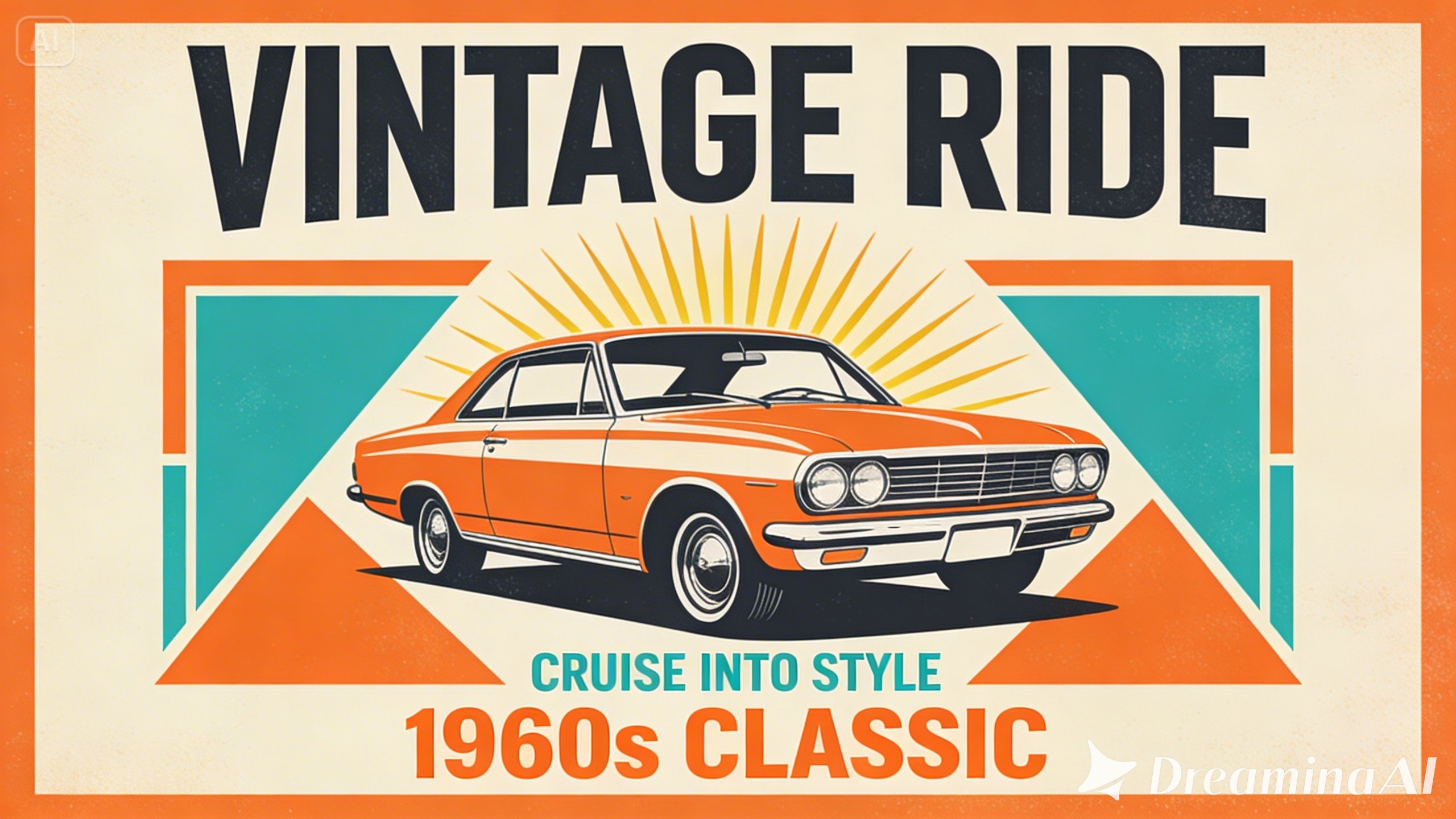 poster retro de artă pop