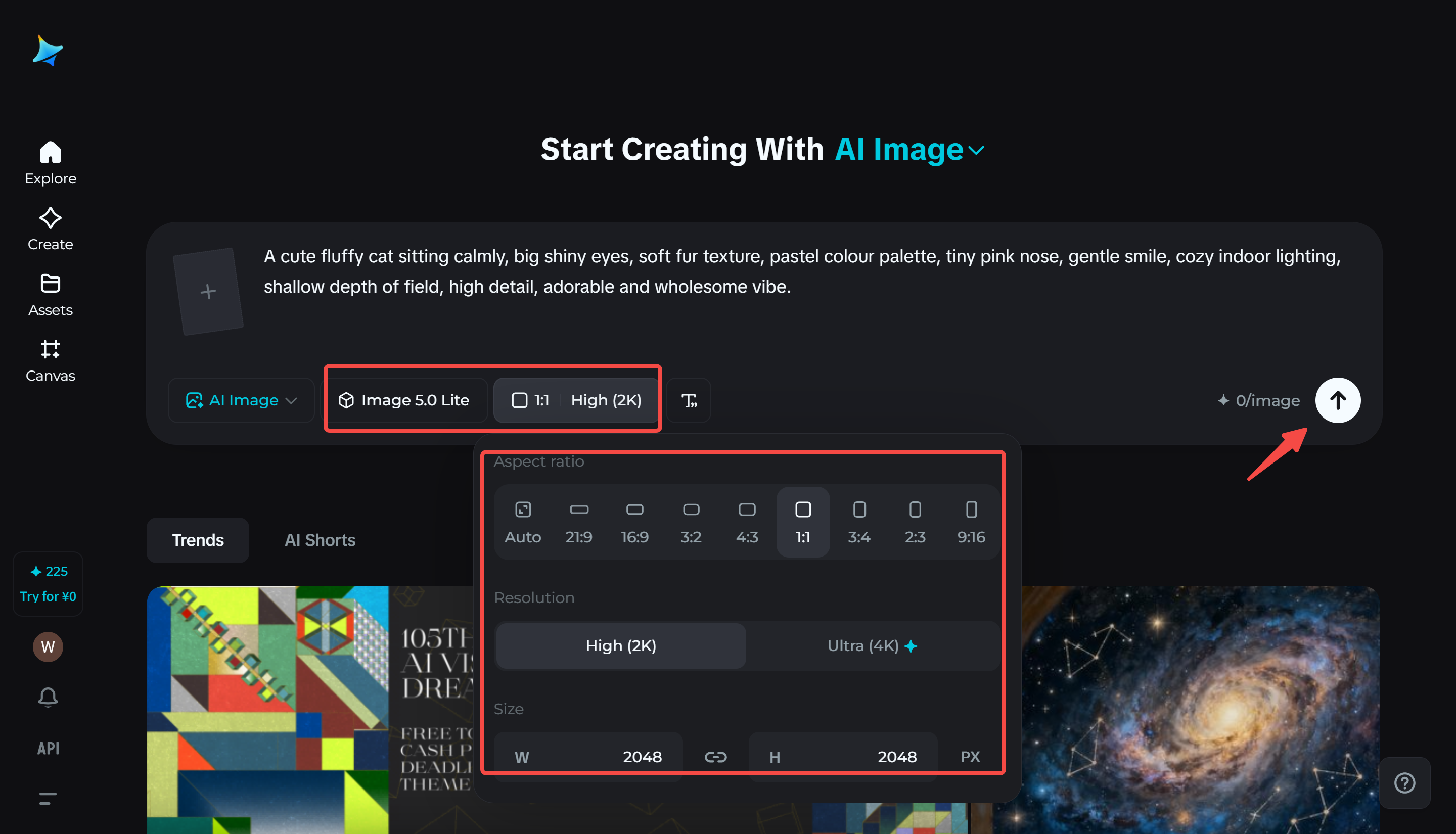Generate a cat image