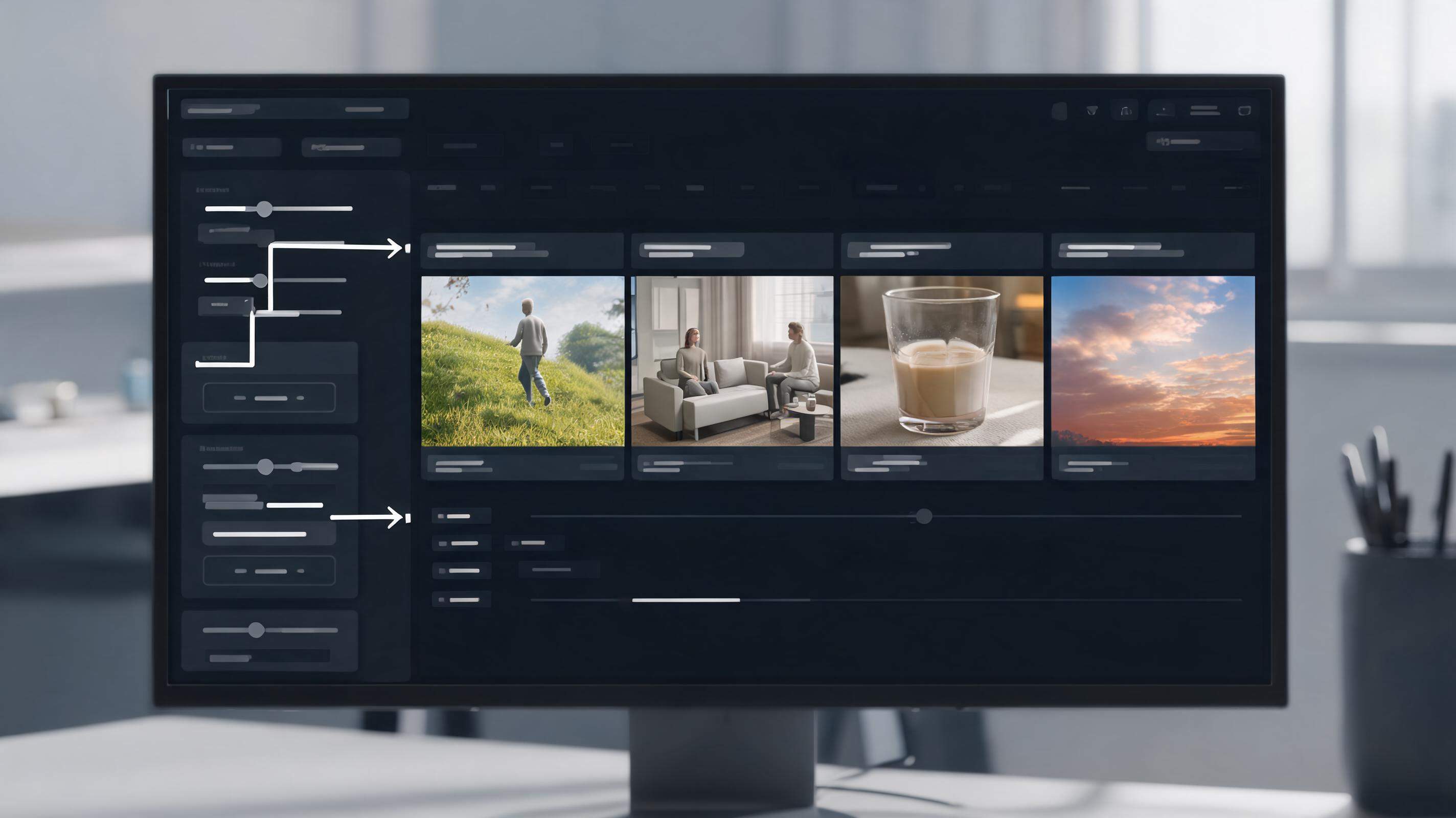 Wan AI storyboard control wall