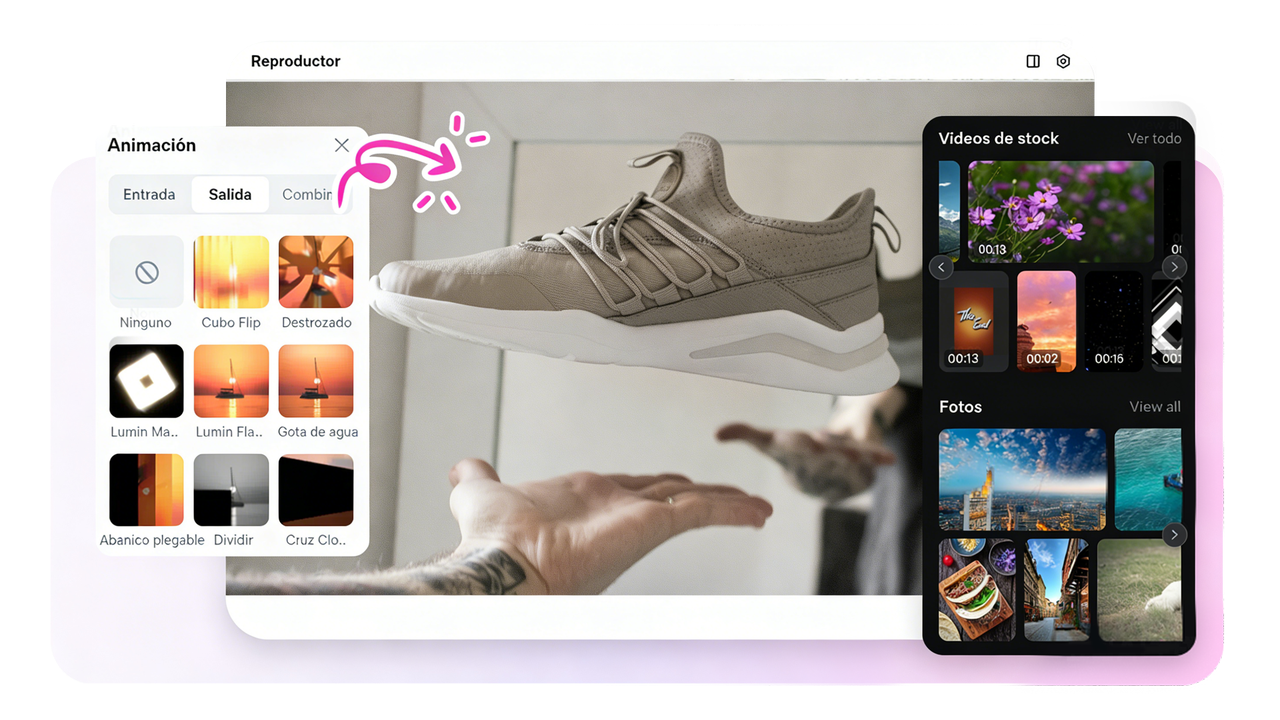 Elementos para personalizar tus clips