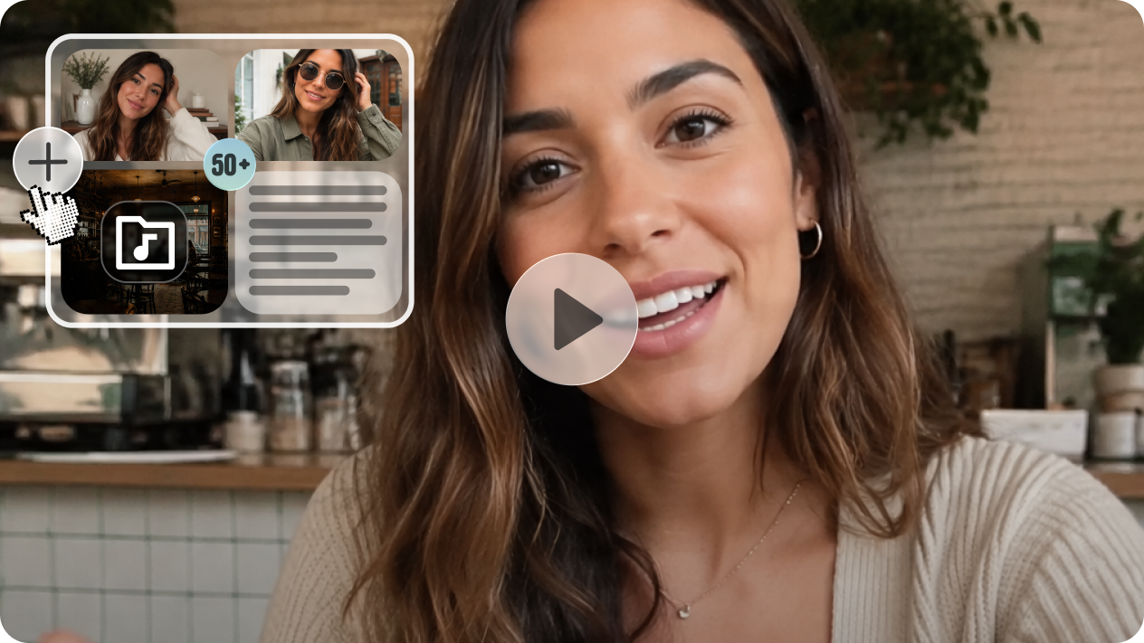 Build your influencer from text, photos, and references