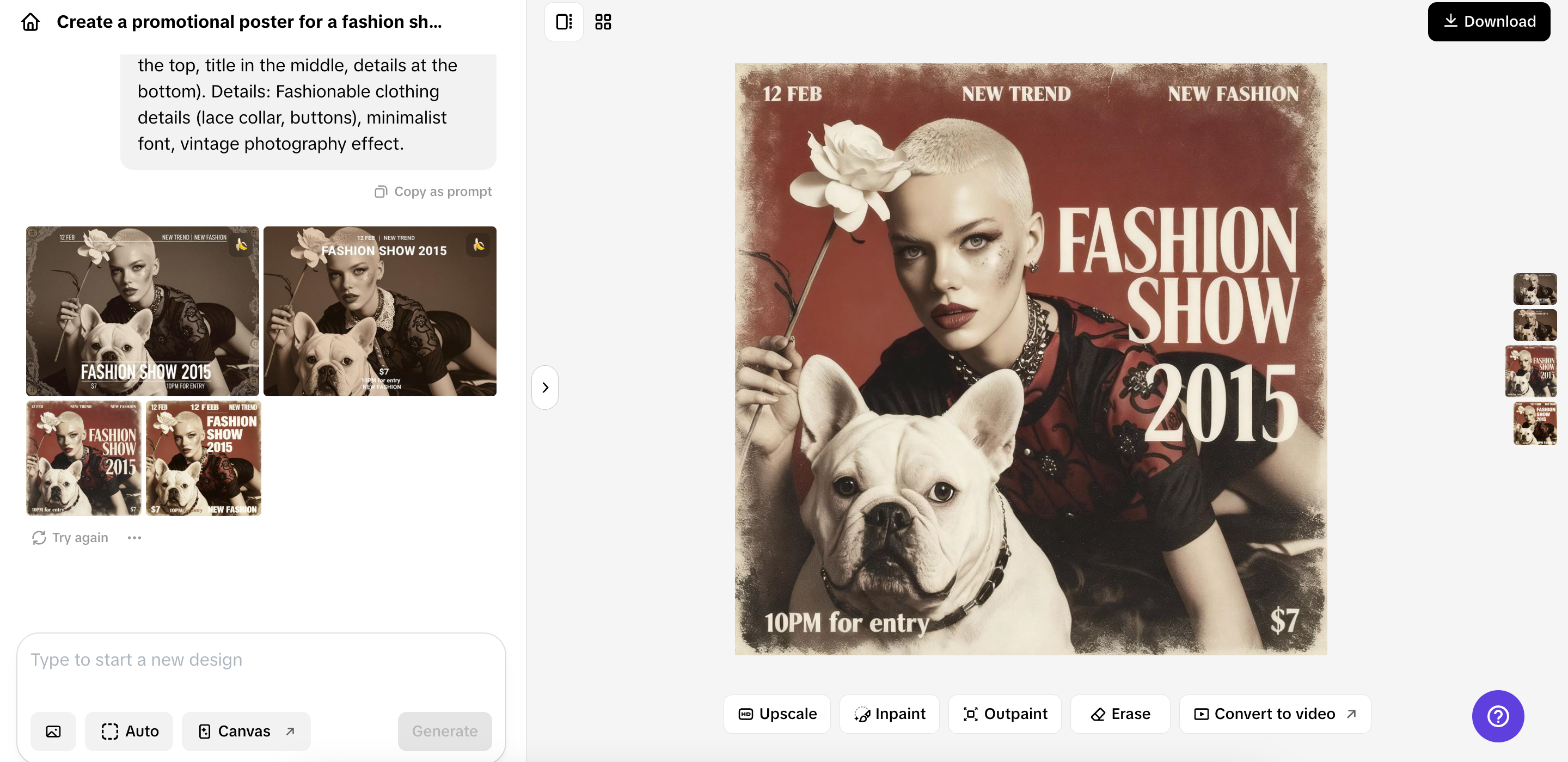 Exporte seus anúncios comerciais