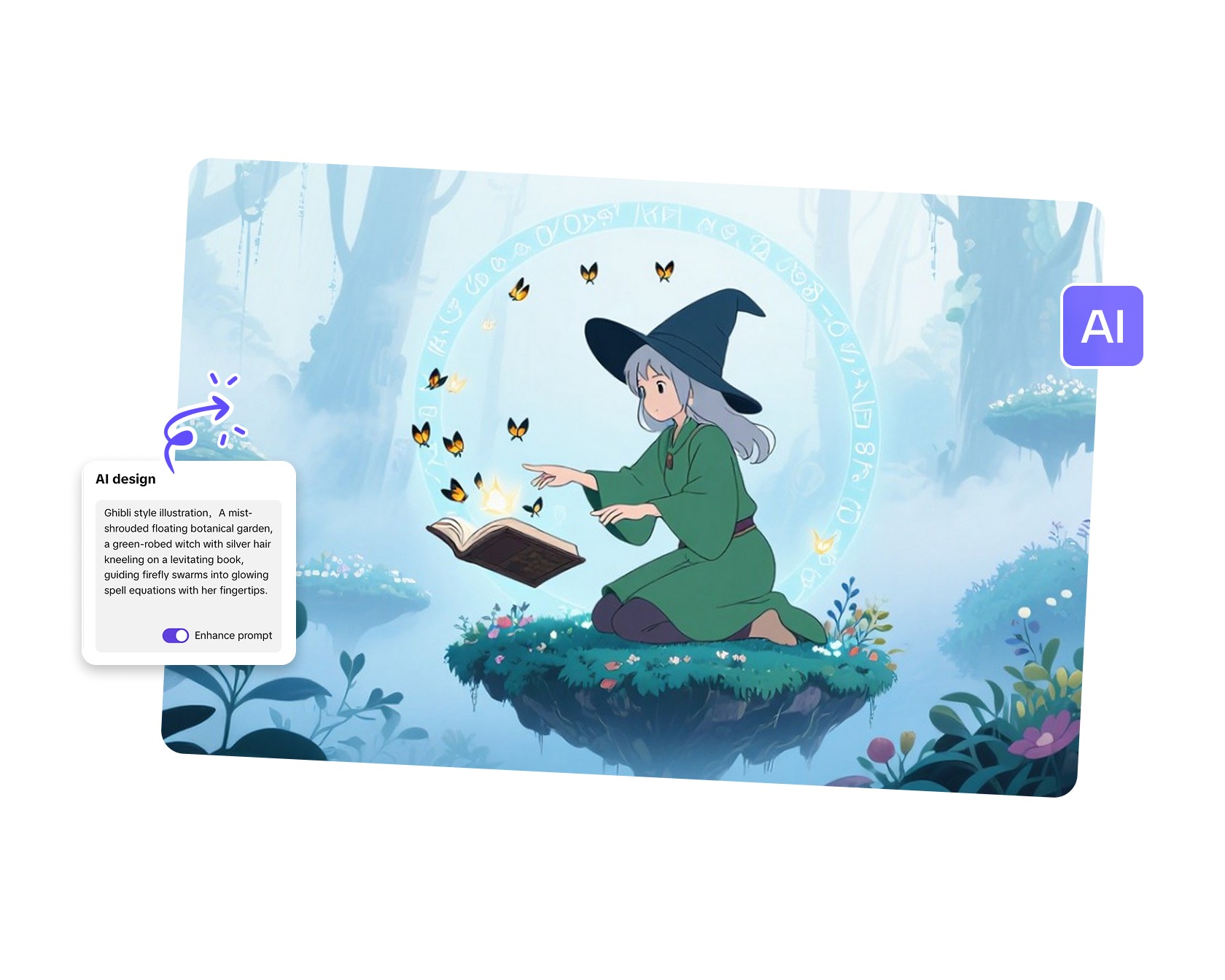 Watercolor Pastoral Anime AI Image Generator
