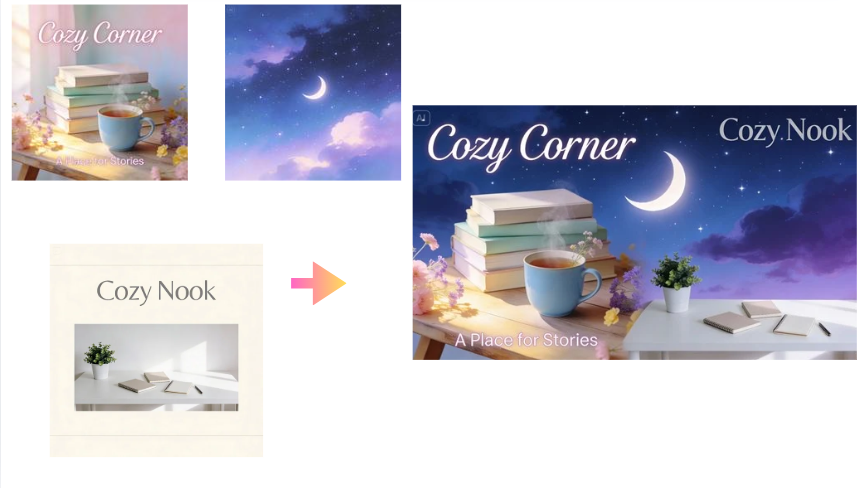 멀티 이미지 결합