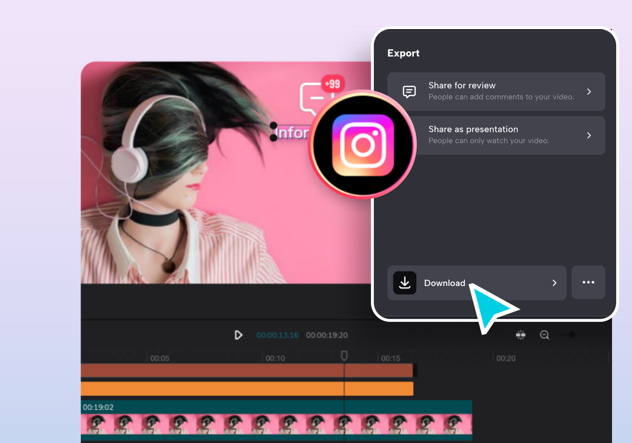 匯出您的 Instagram 貼文