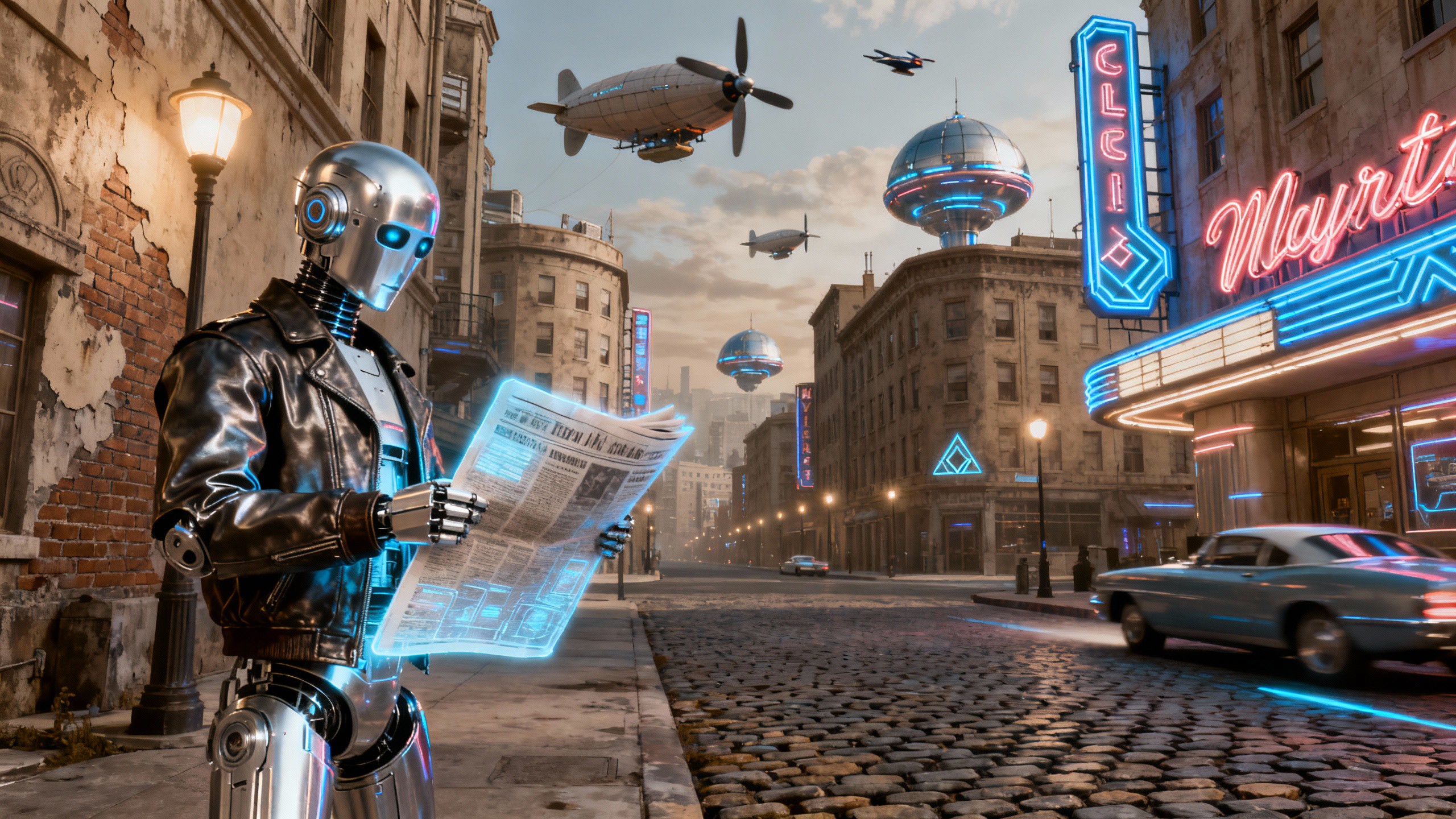 Blend of 80's/90's with future vibes