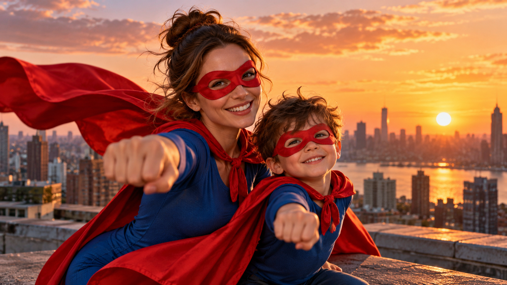 Spiderman mom and son AI example