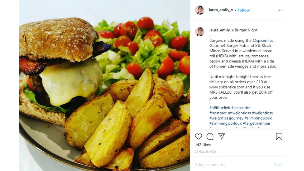 Affiliate marketing Instagram post