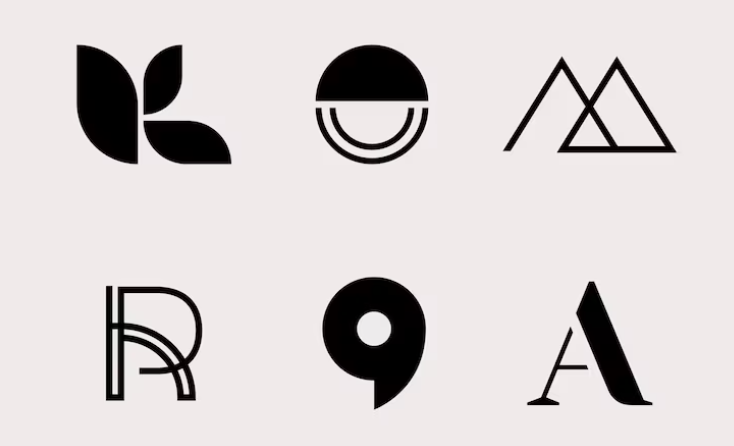 Modern minimalism look - a well-known logo graphic design