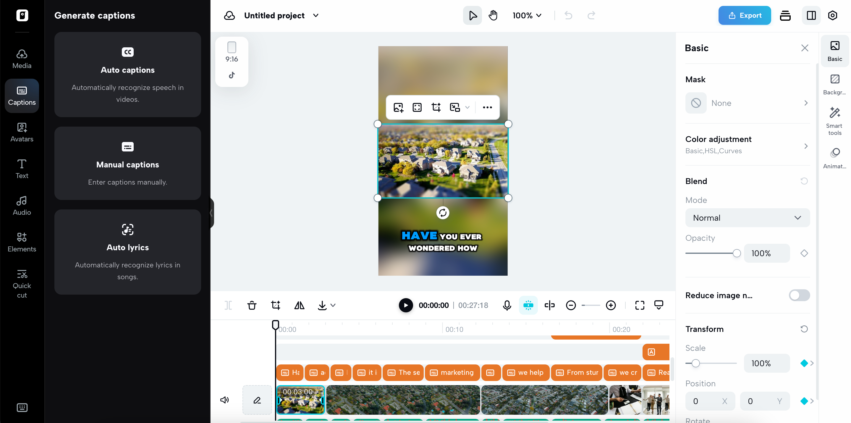 Further refine your video