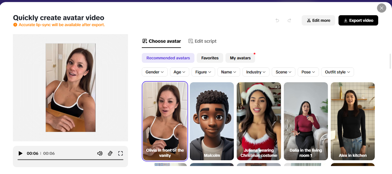 One-click product storytelling videos