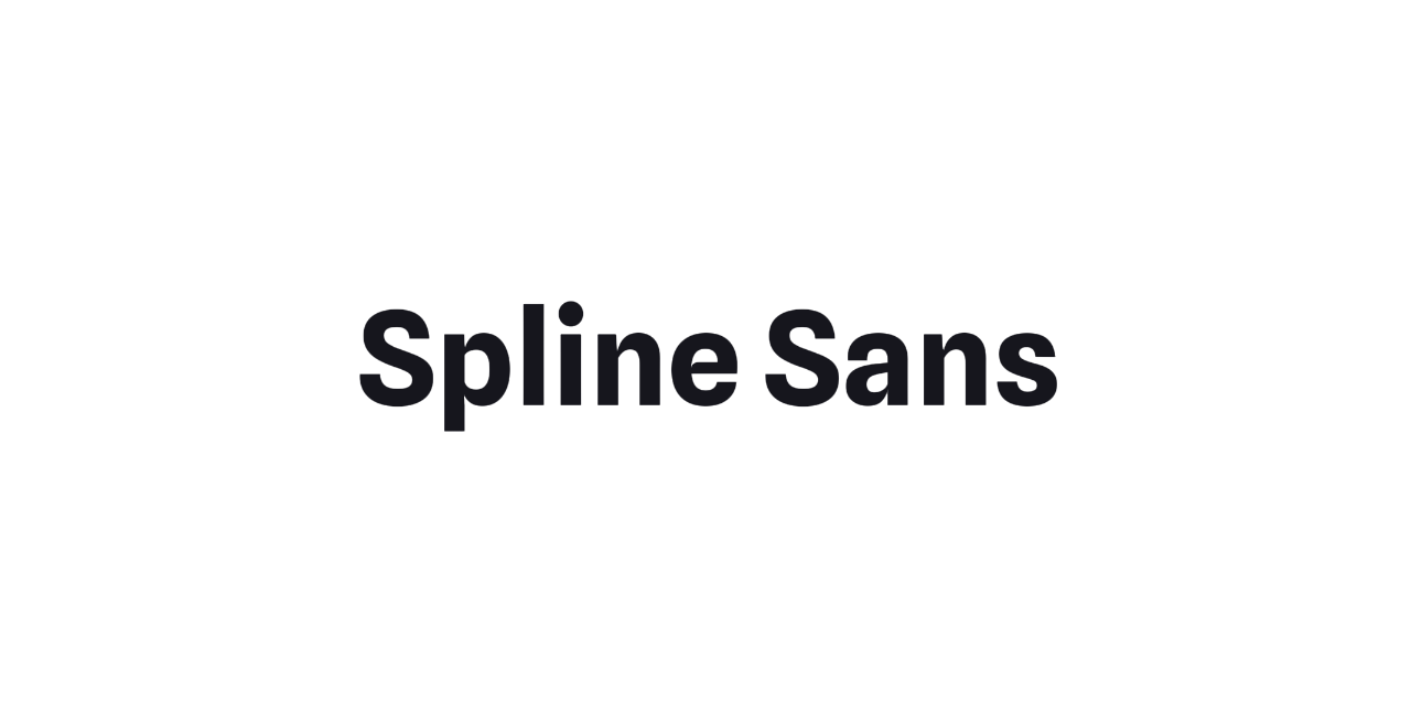 Ink trap fonts - Spline Sans