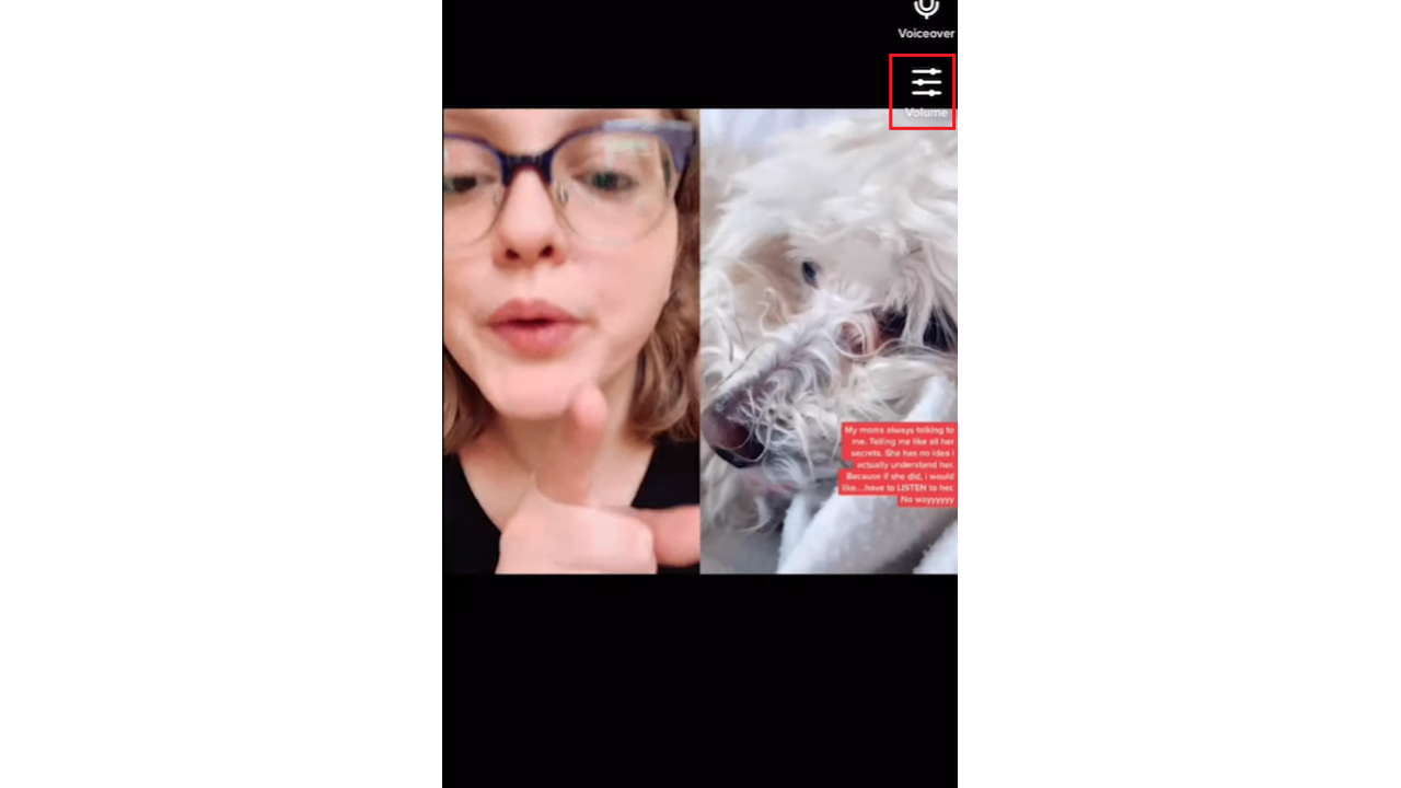 Record and adjust volume