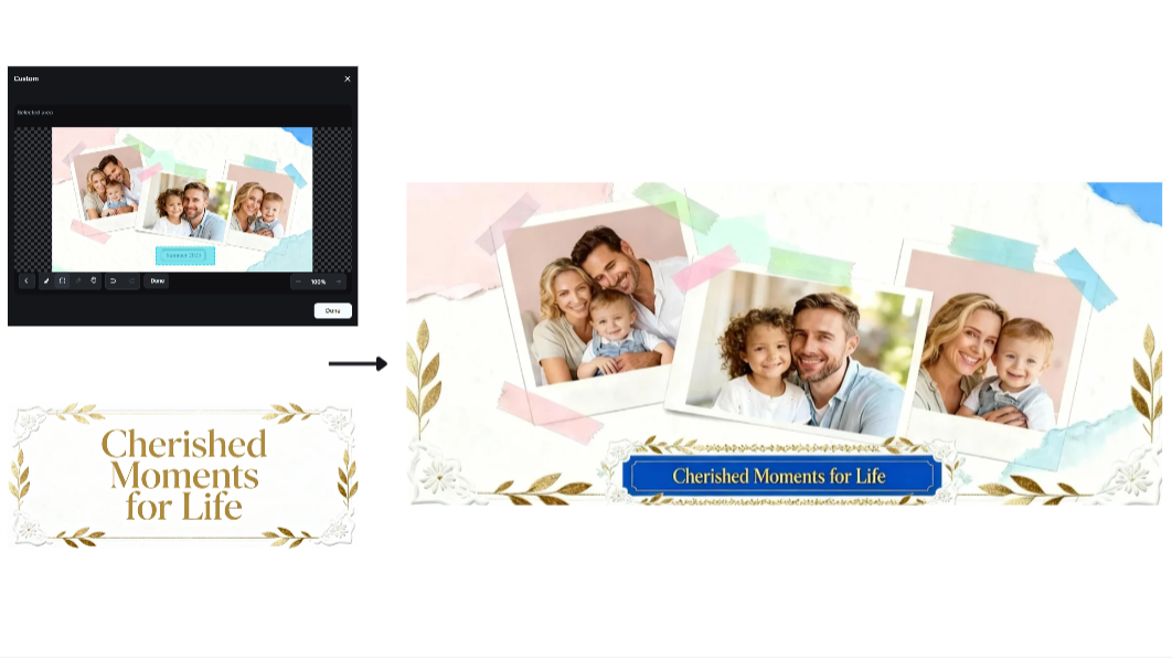 Interactive editing feature in Dreamina