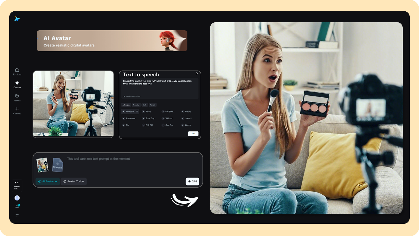 Trình tạo video quảng cáo