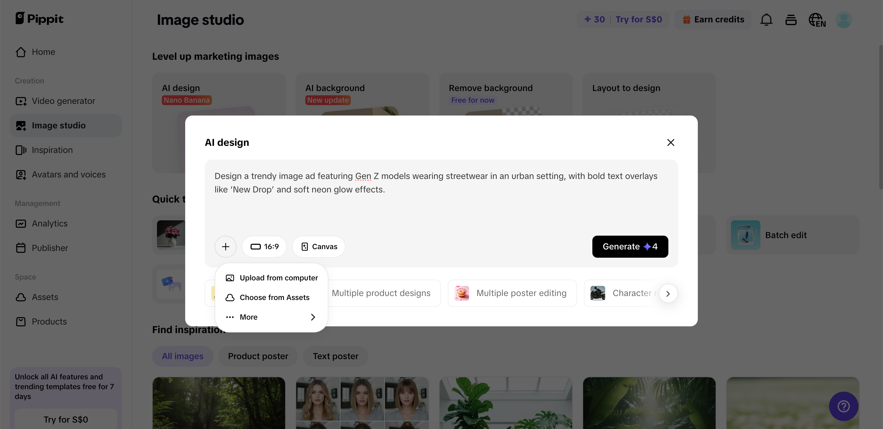Generate your ads