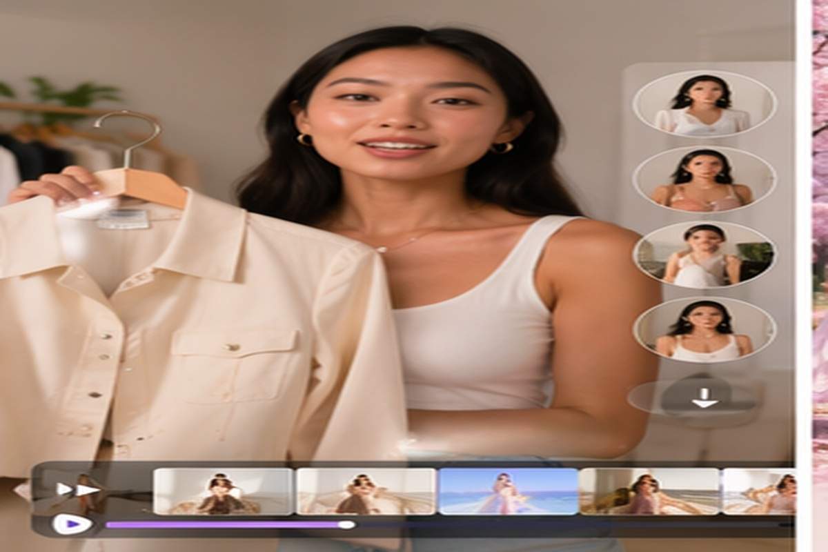 AI Fashion Video Generator publishing topic-relevant visual