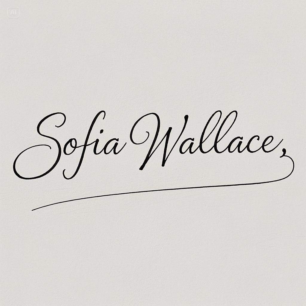 Modern Minimalist calligraphy
