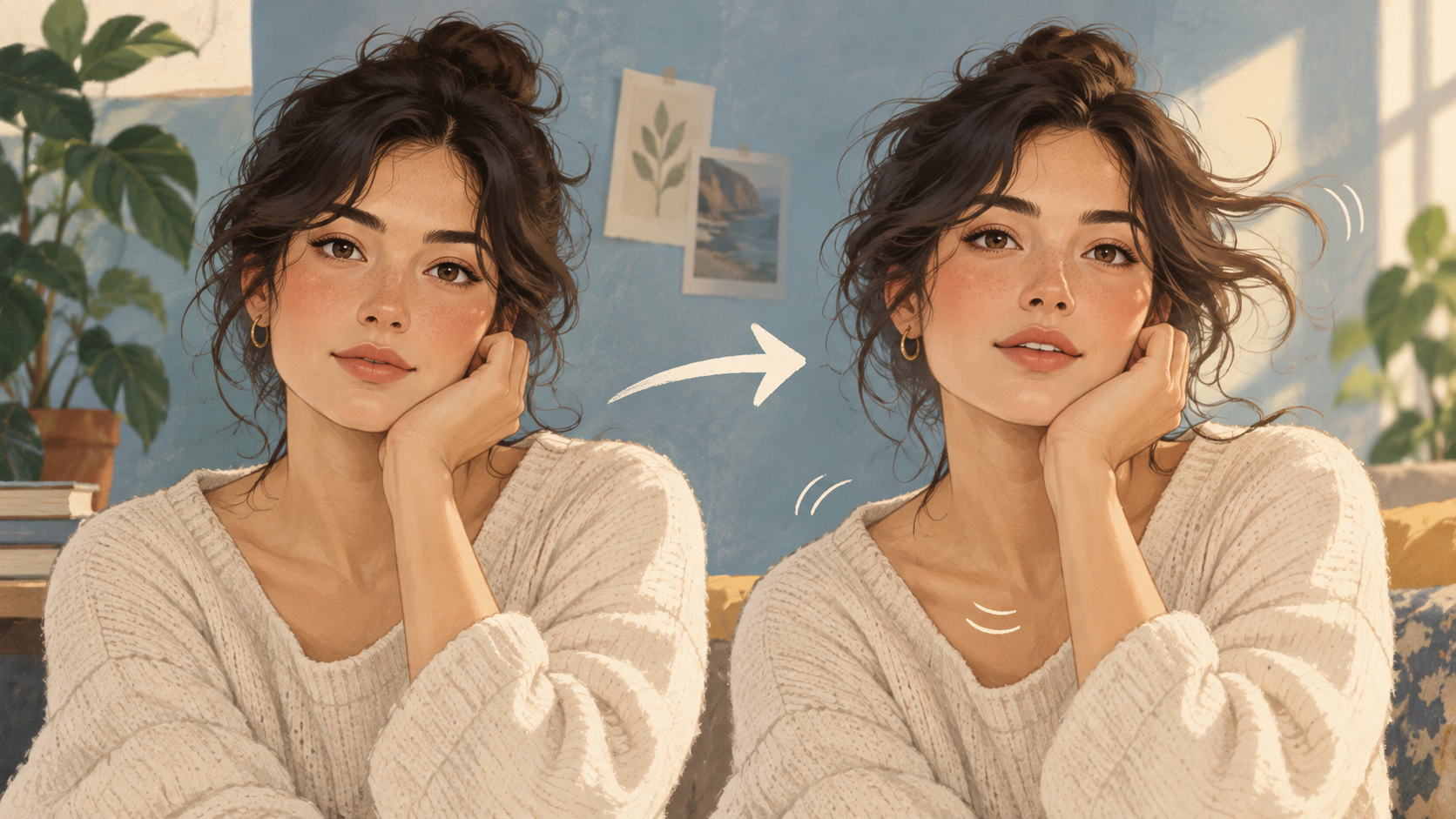 Subtle Portrait Animation: Keep the Person Recognizable as the Face Moves