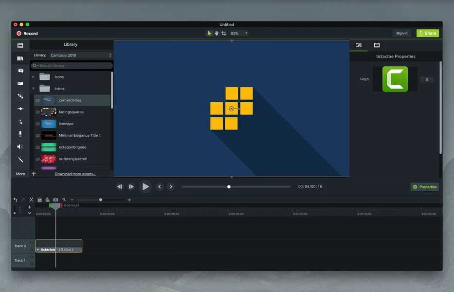 Introduction to Camtasia