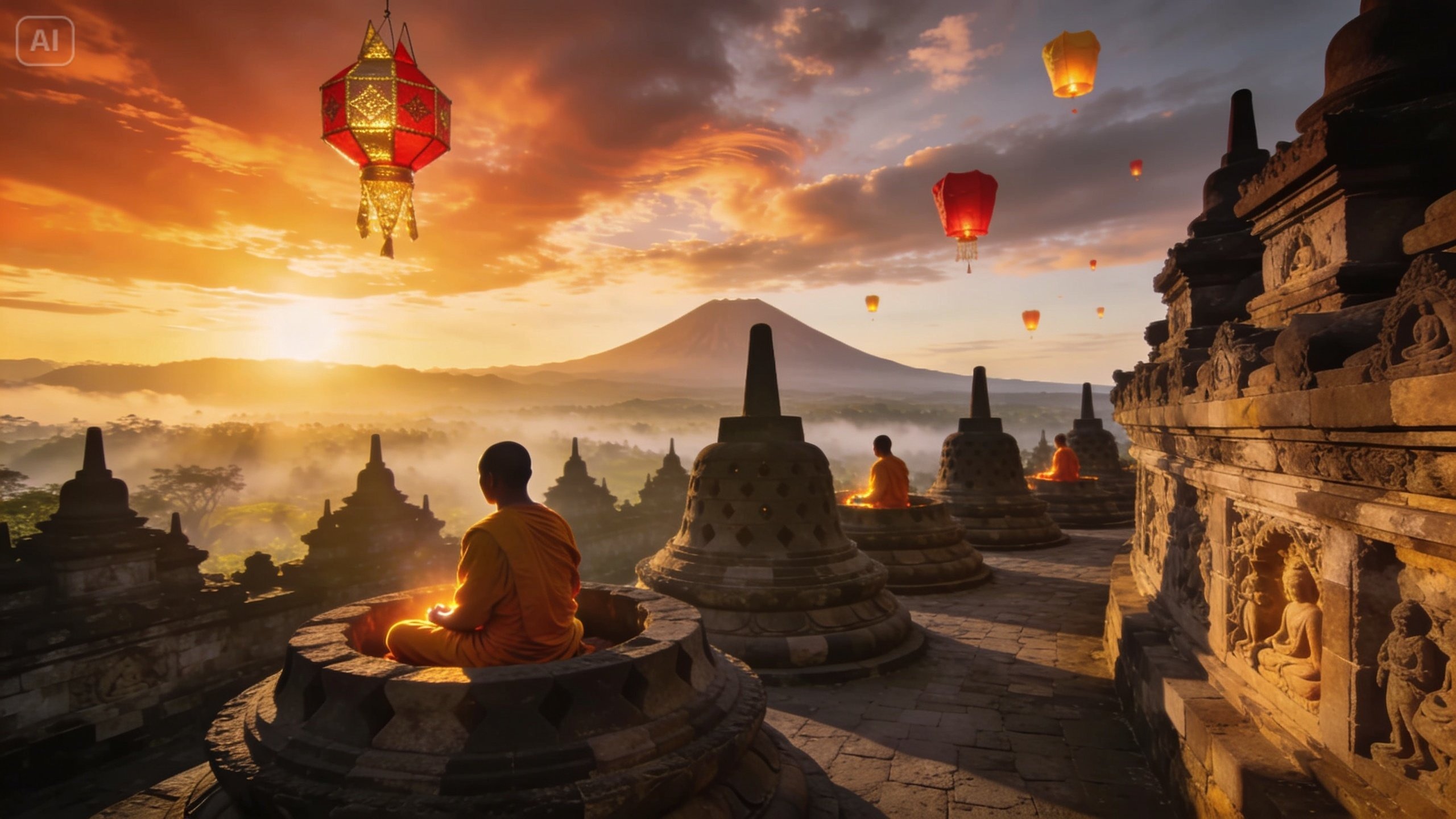 Caracteristică poster Ziua Vesak