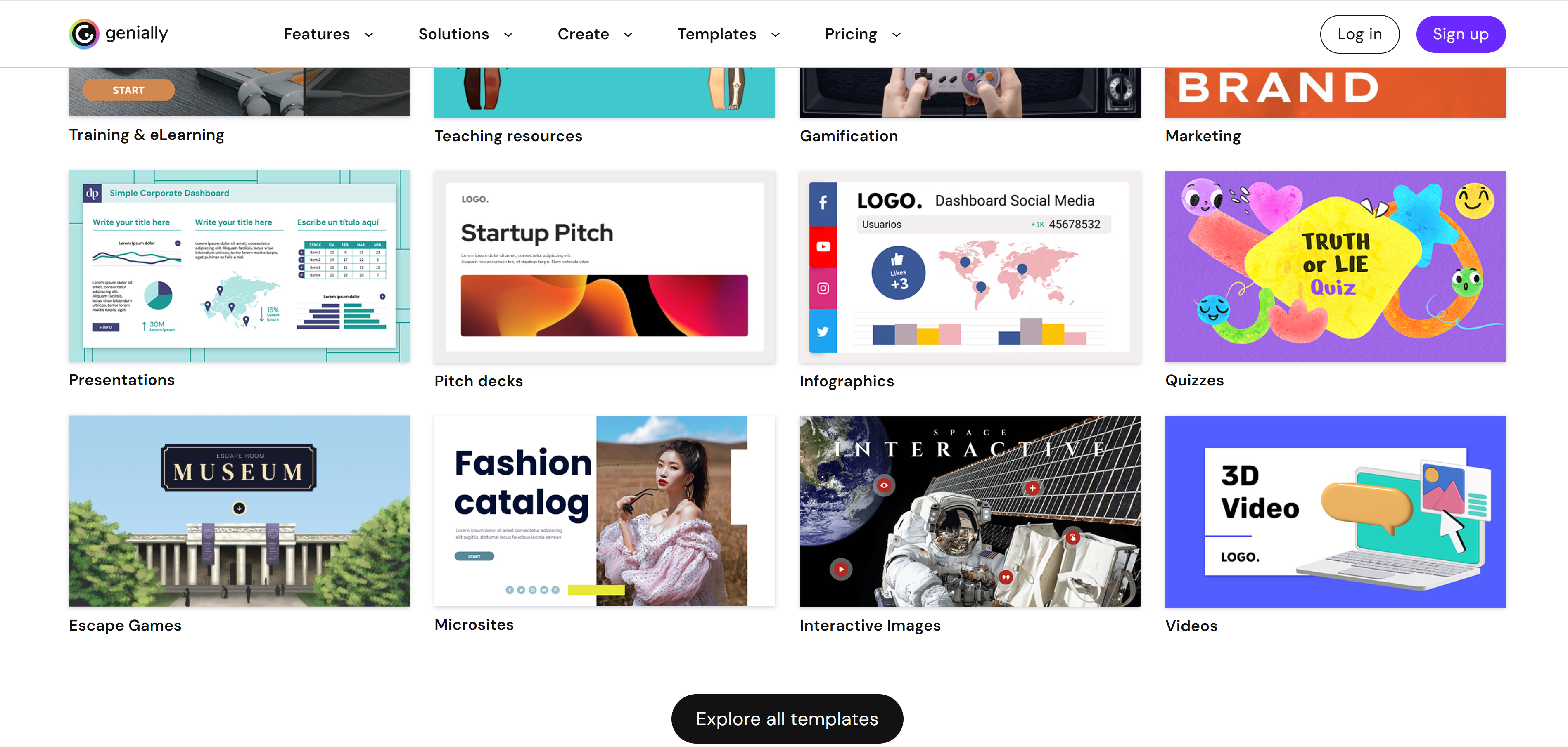 Dynamic video examples
