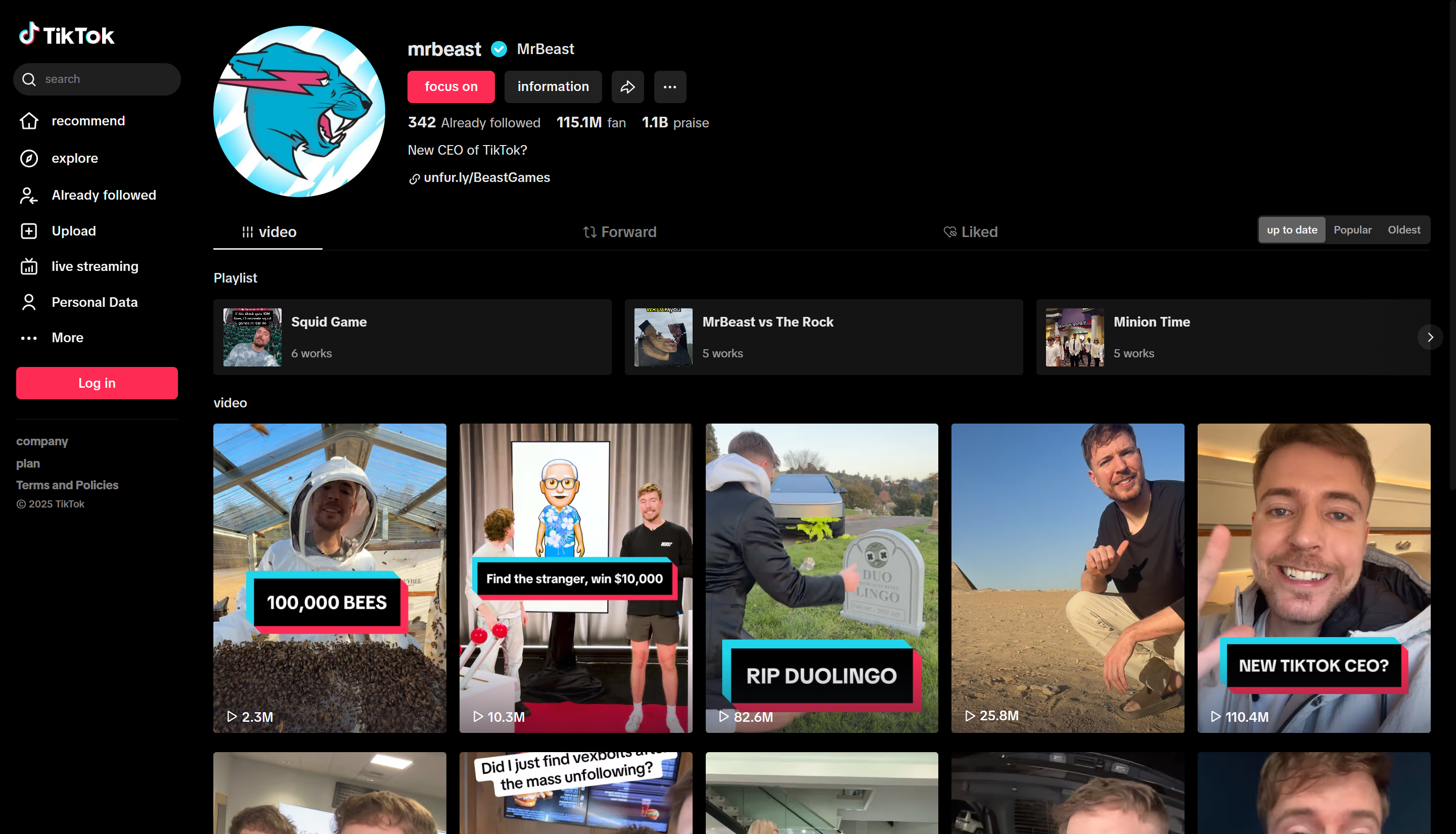 Топ-5 создателей тренда TikTok: MrBeast