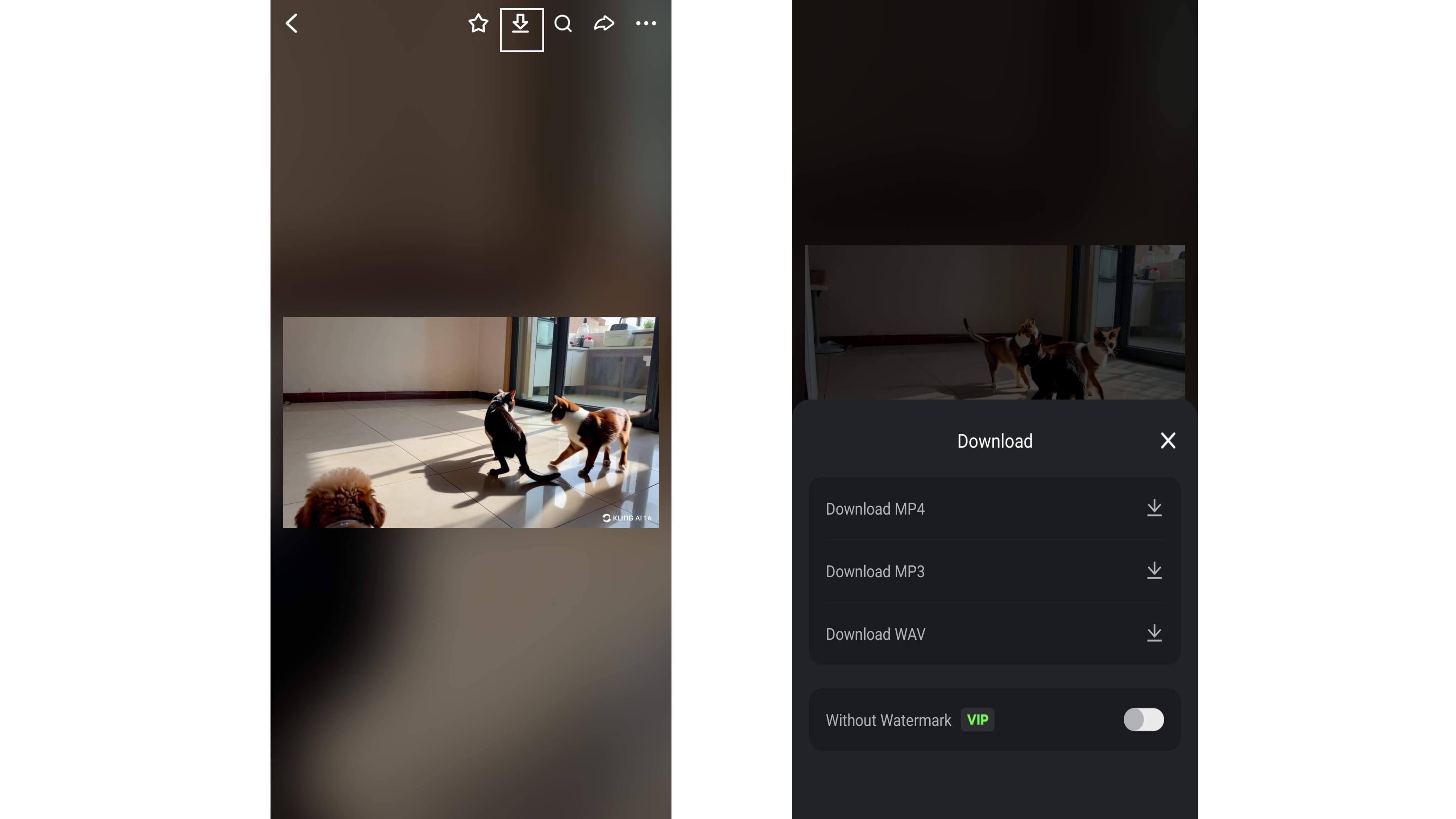 Kling AI metinden videoya - Videonuzu oluşturun ve indirin