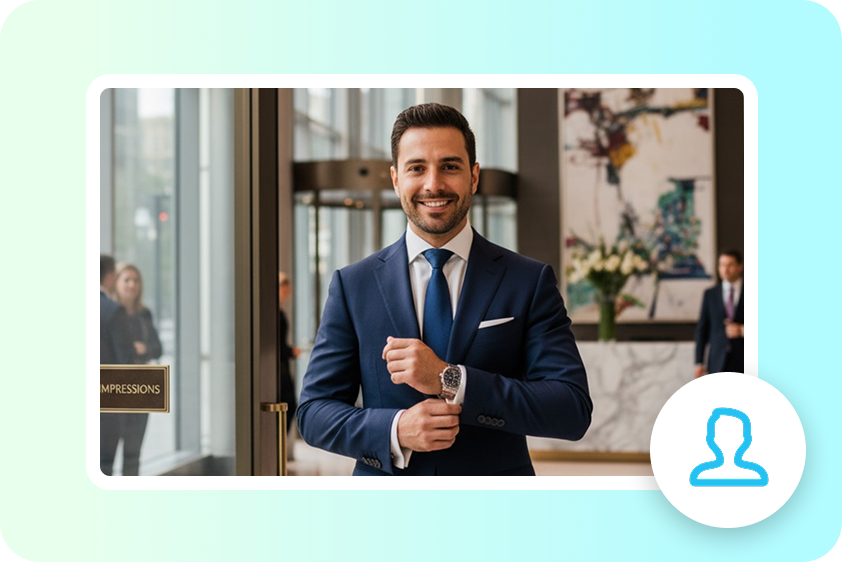  Present a polished, professional first impression.