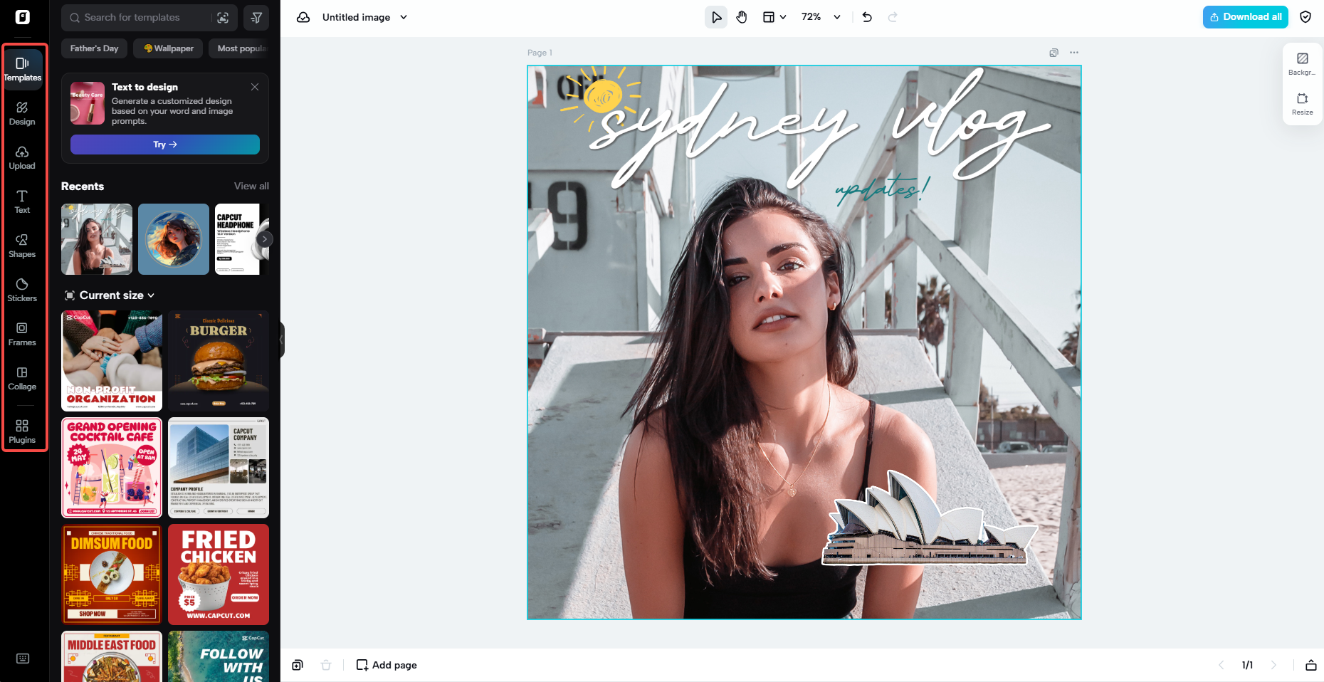 Görselinizi kişiselleştirin